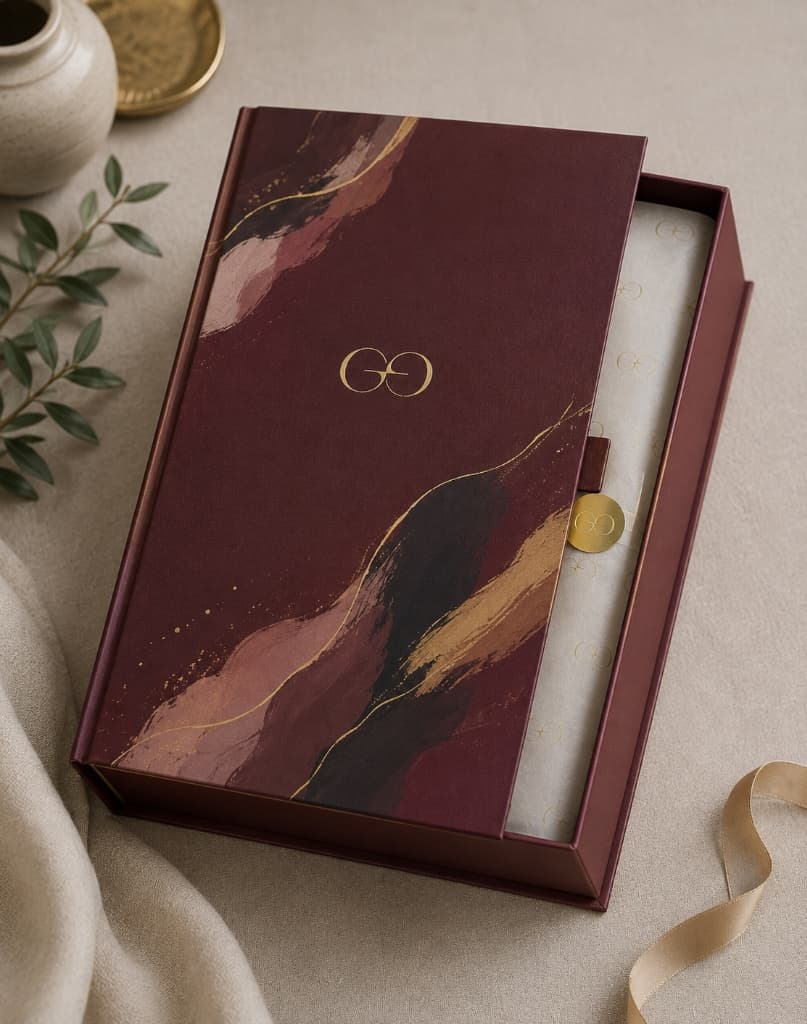 The Royal Burgundy Book Box